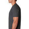 Next Level Men's Charcoal Premium Fitted CVC Crew Tee