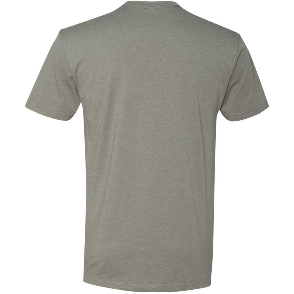 Next Level Men's Stone Grey Premium Fitted CVC Crew Tee