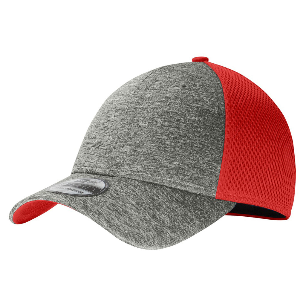 New Era Scarlet Red/Shadow Heather Shadow Stretch Mesh Cap