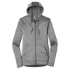 Nike Women's Dark Grey Heather Therma-FIT Full-Zip Fleece Hoodie