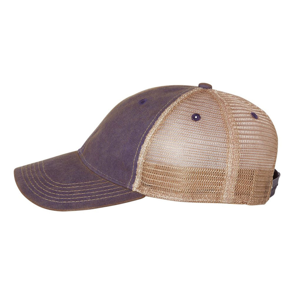 Legacy Purple/Khaki Old Favorite Trucker Cap