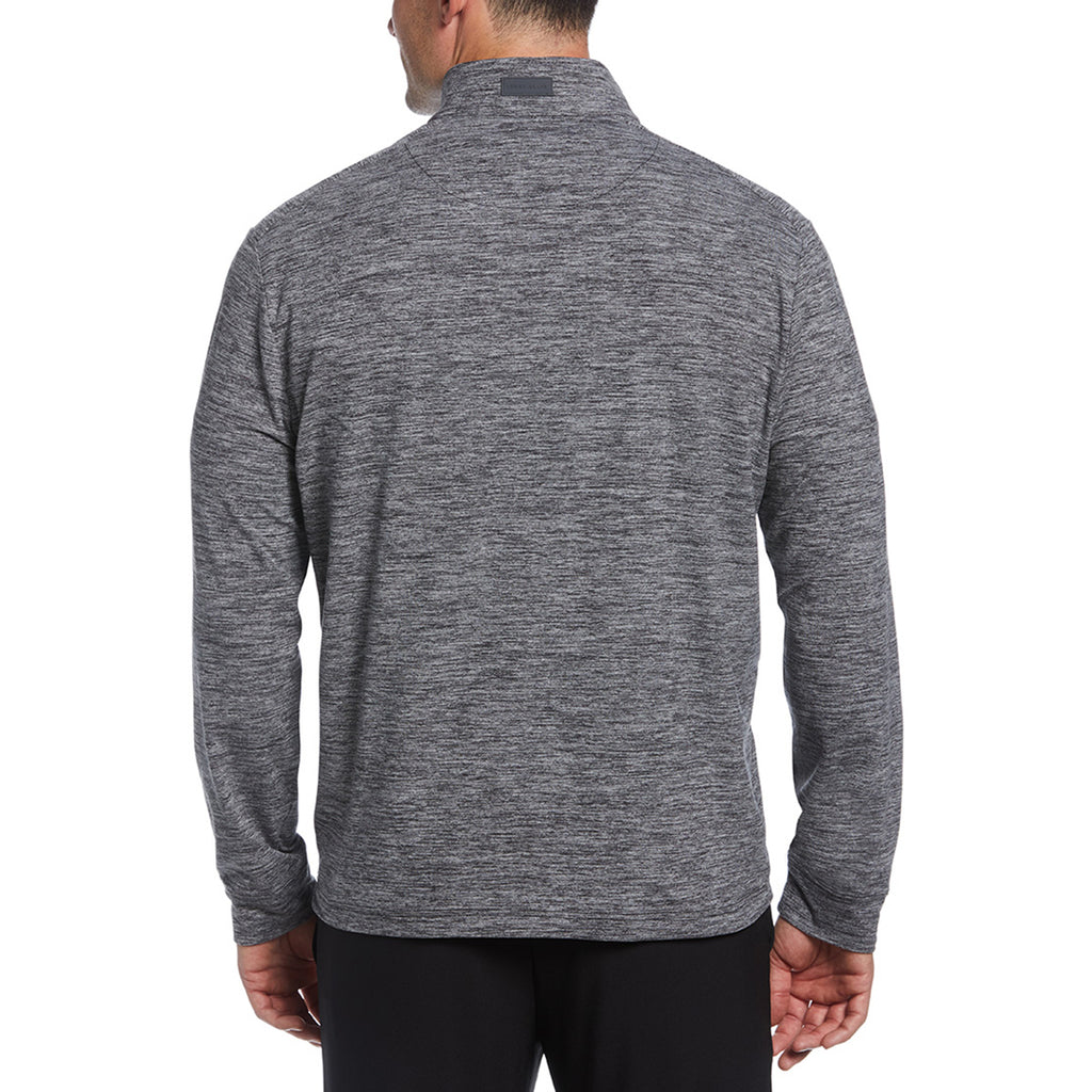 Perry Ellis Men's Grey Heather 1/4 Zip Pullover