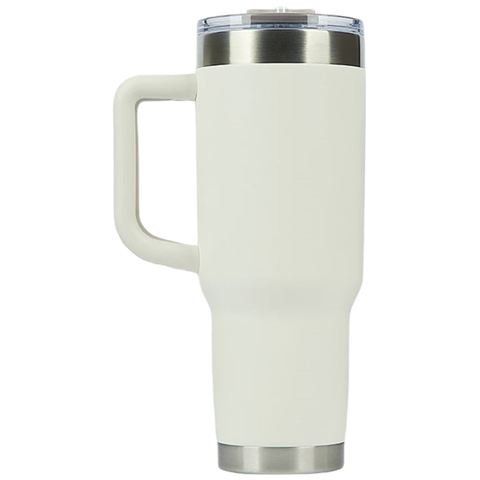 Pelican Cream Porter 40 oz. Recycled Double Wall Stainless Steel Travel Tumbler