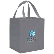 Bullet Grey Hercules Non-Woven Grocery Tote