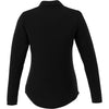 Elevate Women's Black Mori Long Sleeve Polo