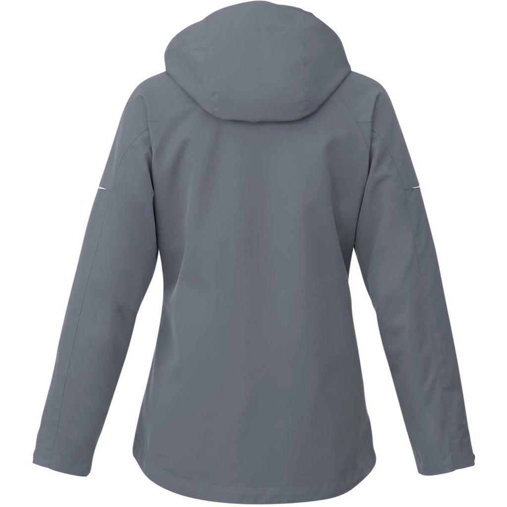 Elevate Women's Quarry/Heather Dark Charcoal Arlington 3-in-1 Jacket