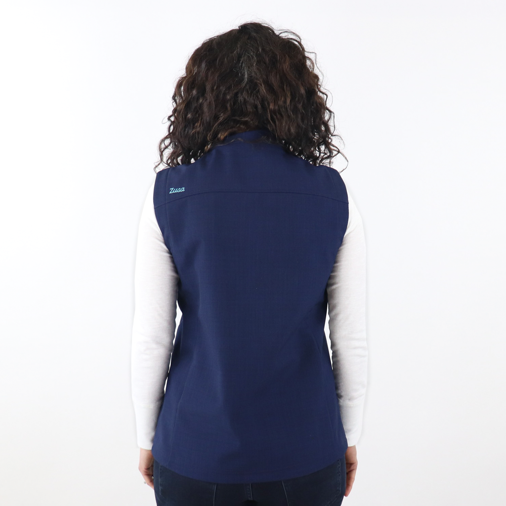 Zusa 3 Day Women's Navy Cross-Hatch Wanderlust Vest