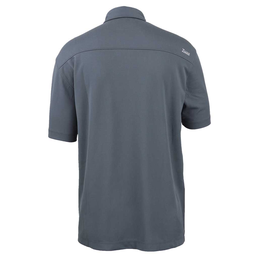 Zusa 3 Day Men's Charcoal Everyday Pique Polo