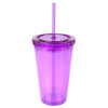 Jetline Translucent Purple 16 oz Double Wall Cool Acrylic Tumbler