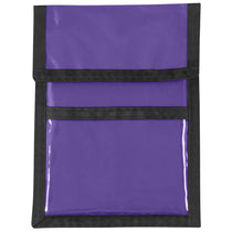 Hit Purple Nylon Neck Wallet Badge Holder