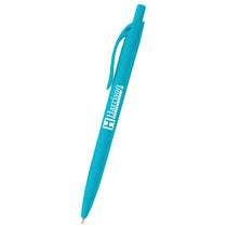 Sleek Write Light Blue Rubberized Pen