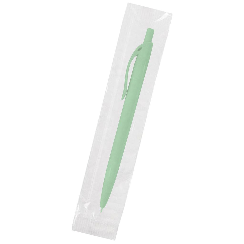 Sleek Write Mint Green Rubberized Pen