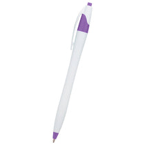 Hit White/Purple Dart Pen