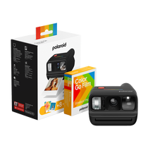 Polaroid Black Go Generation 3 Instant Camera + Color Film Bundle