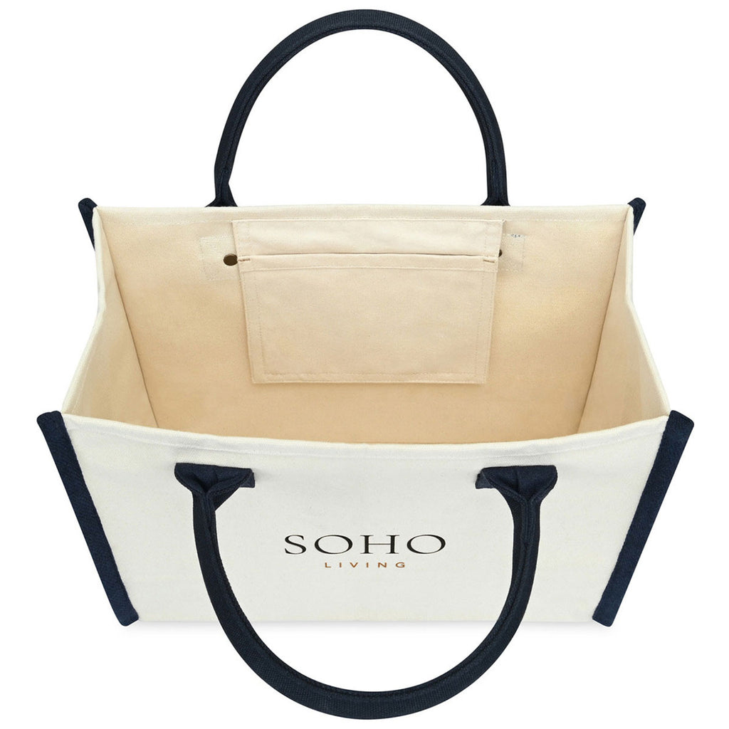 Gemline Navy Market Street Tote