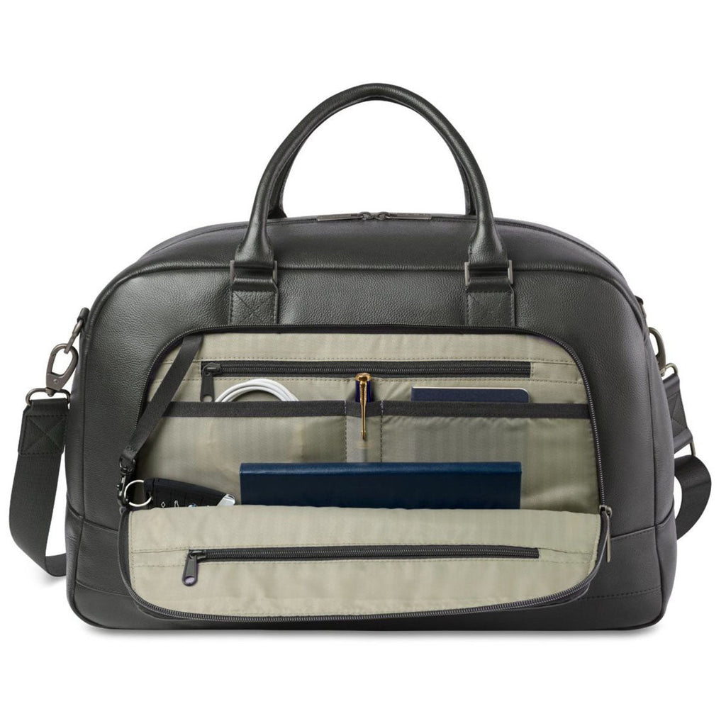 Samsonite Black Leather Weekender