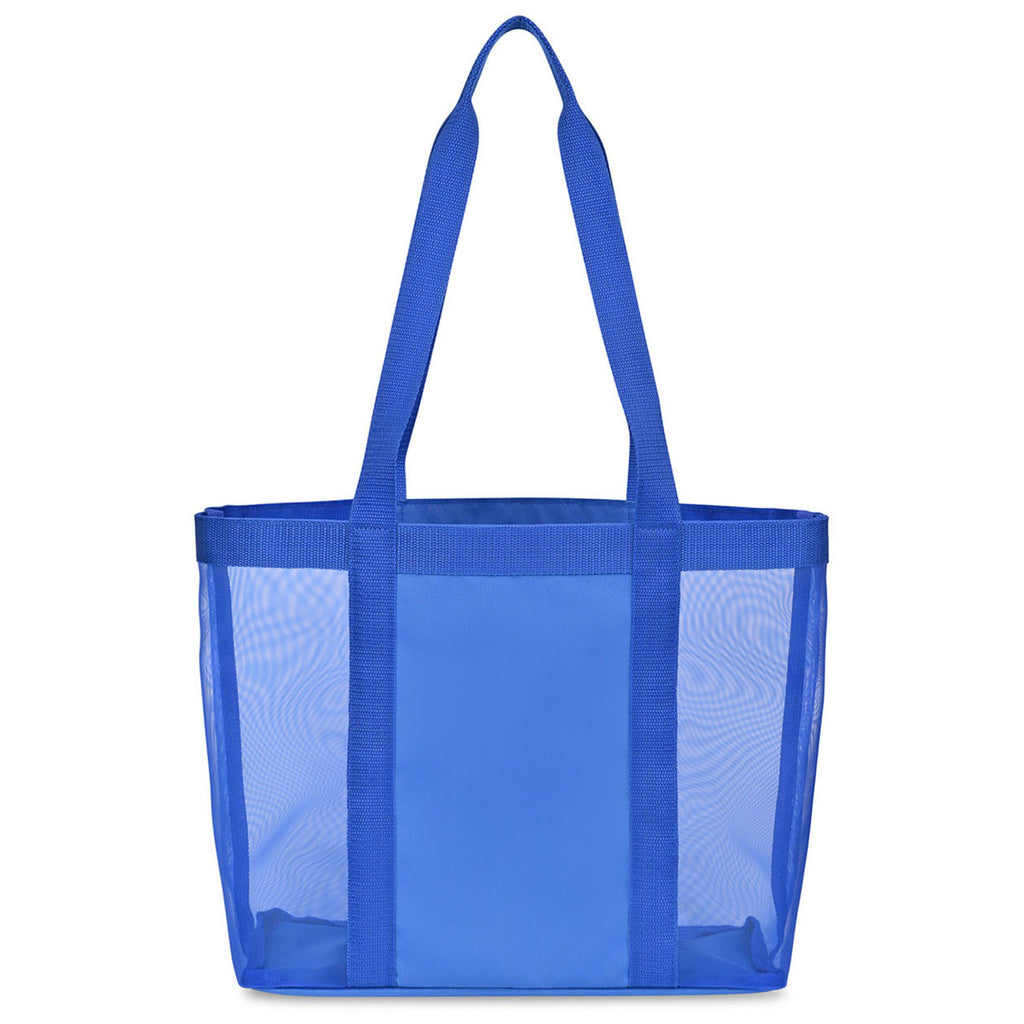 Gemline Royal Blue Mesh Tote Bag