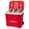 Igloo White-Red Star Profile II 28 Qt Roller Cooler