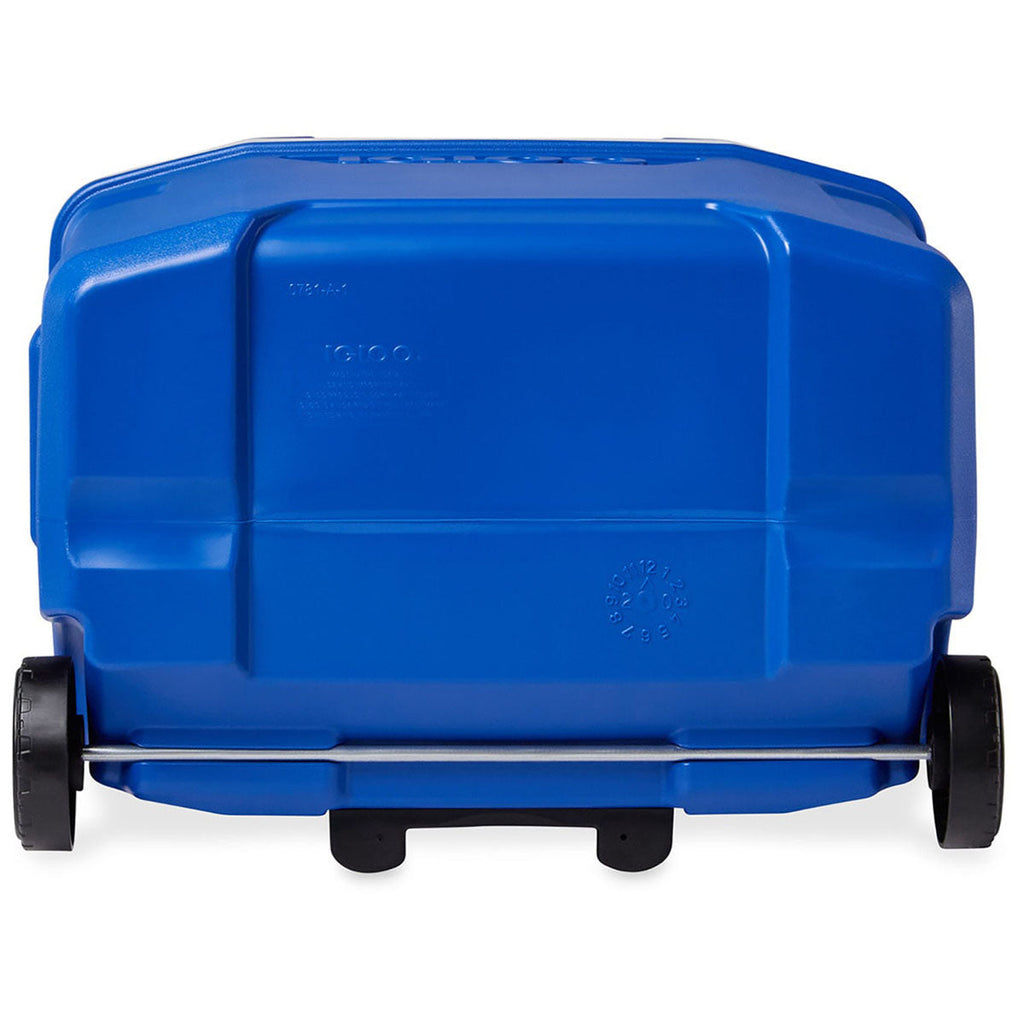 Igloo White-Majestic Blue Profile II 28 Qt Roller Cooler