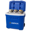 Igloo White-Majestic Blue Profile II 28 Qt Roller Cooler