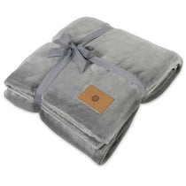 48-Hour Gemline Circular Grey Mink Ever Soft Throw Blanket
