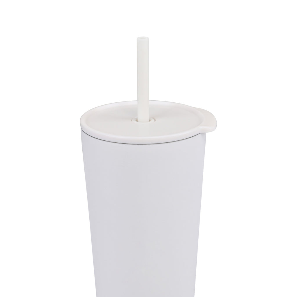 Aviana Marshmallow Rowan Recycled Straw Tumbler - 17 Oz.