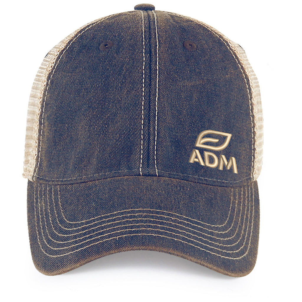 Merrimack Hat Co. Navy/Tan Austin Vintage Trucker