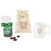 Gourmet Expressions Matte White Harbor Sweets Chocolate Covered Almonds Mug Stuffer