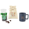 Gourmet Expressions Matte Navy Harbor Sweets Chocolate Covered Almonds Mug Stuffer