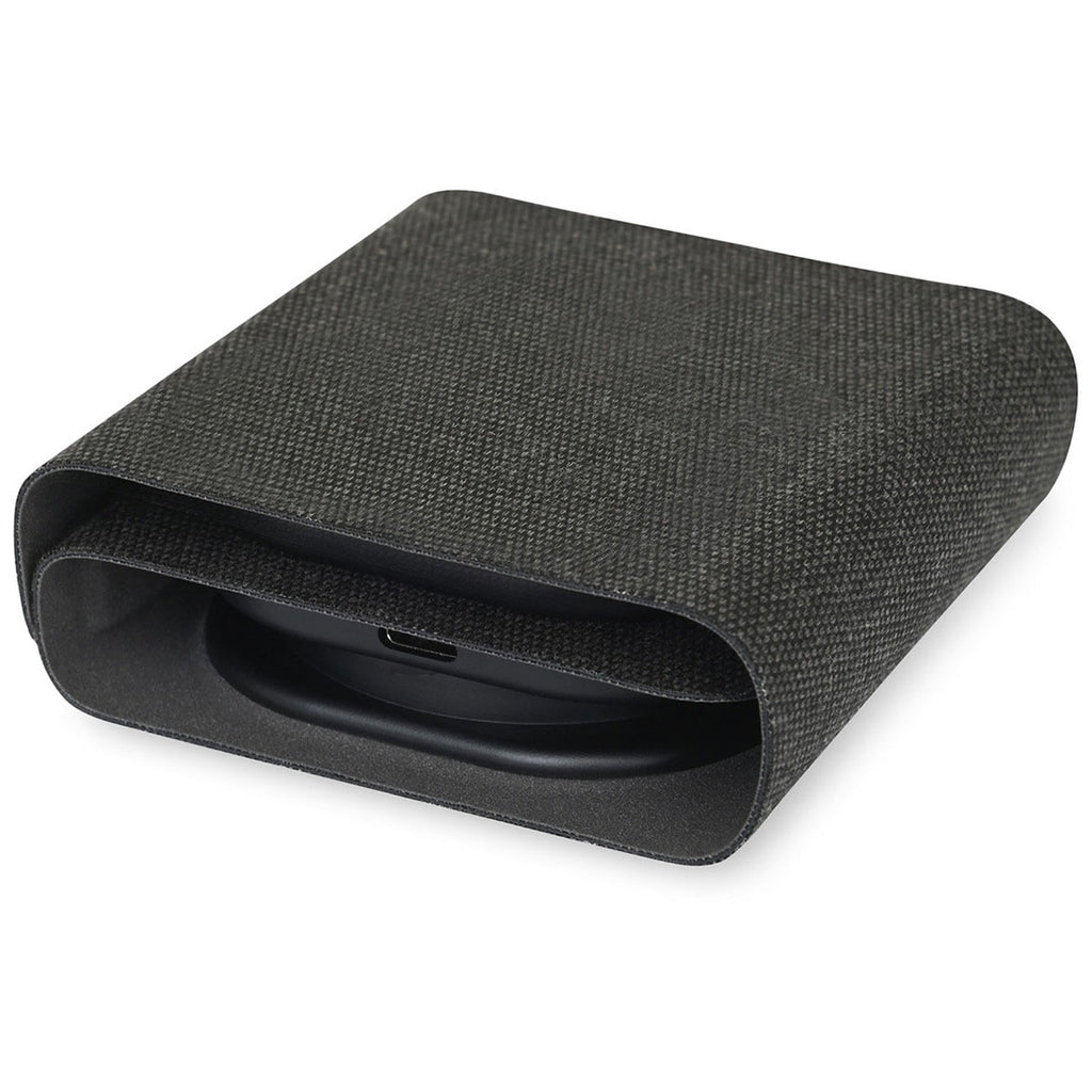 Gemline Charcoal Heather Newton Foldable Compact Wireless Charger
