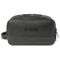Samsonite Black Leather Toiletry Bag