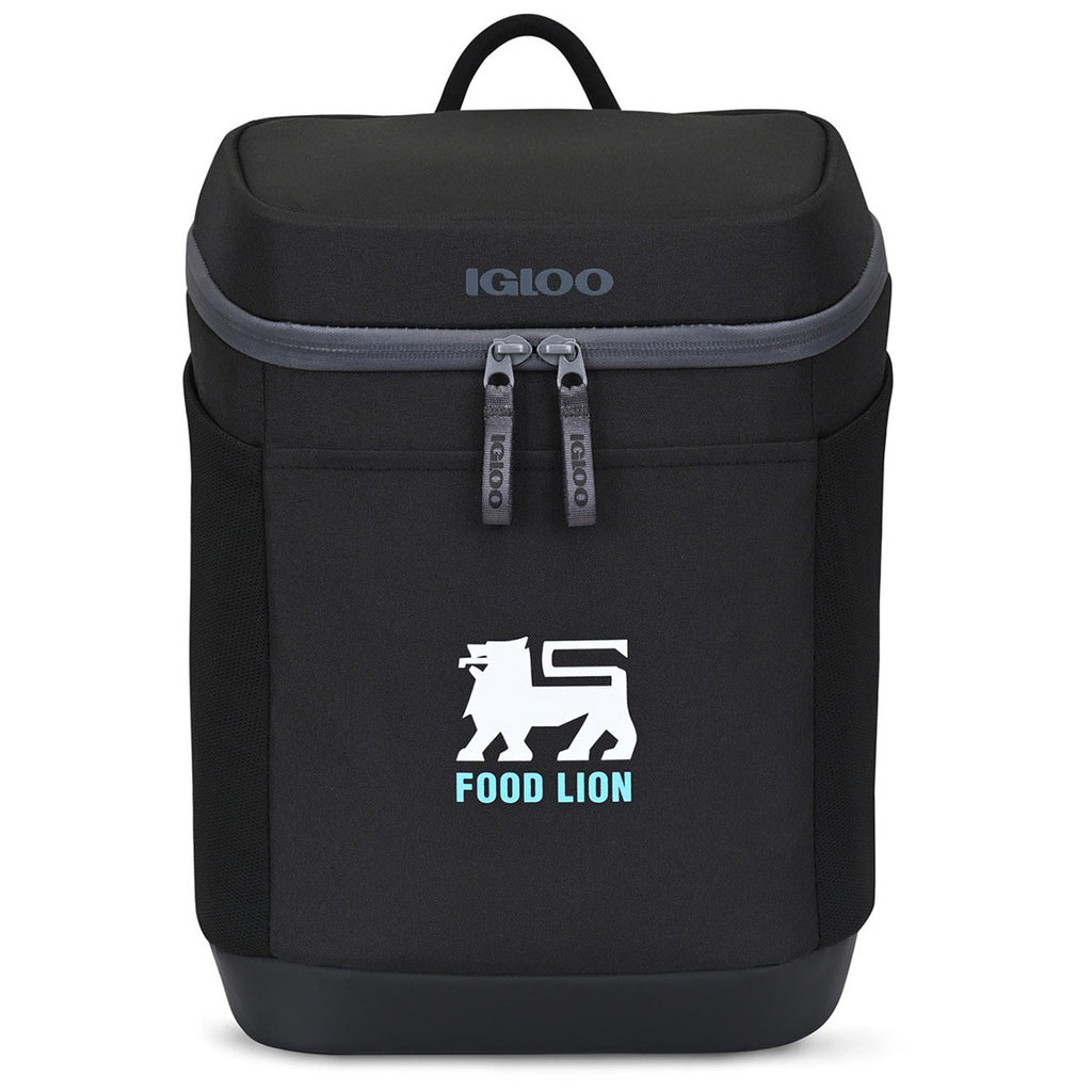 Igloo Black Day Chiller Backpack 12 Can Soft Cooler