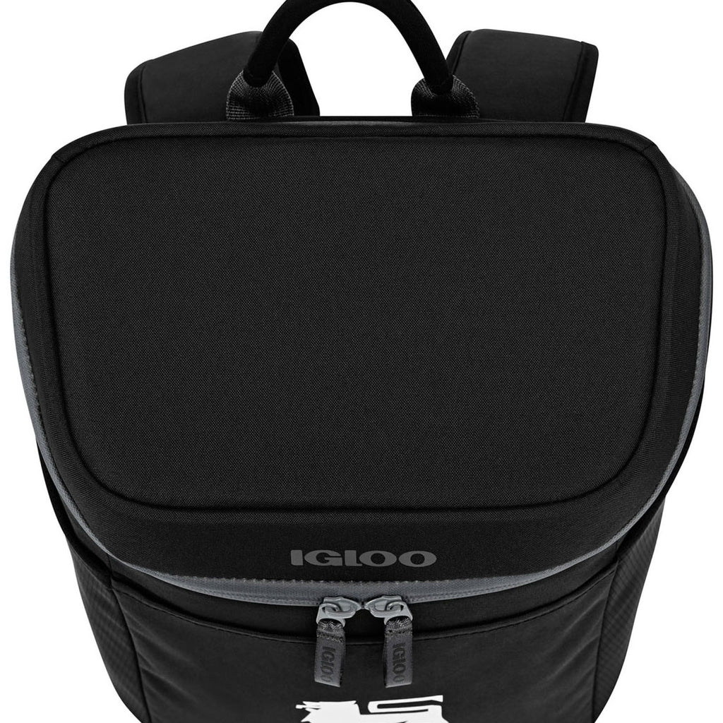 Igloo Black Day Chiller Backpack 12 Can Soft Cooler