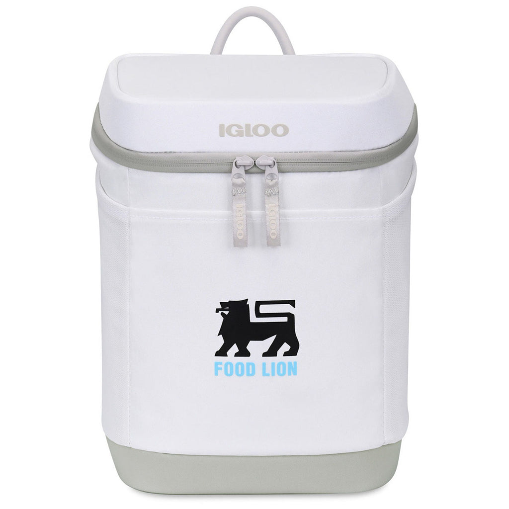 Igloo Cloud White Day Chiller Backpack 12 Can Soft Cooler
