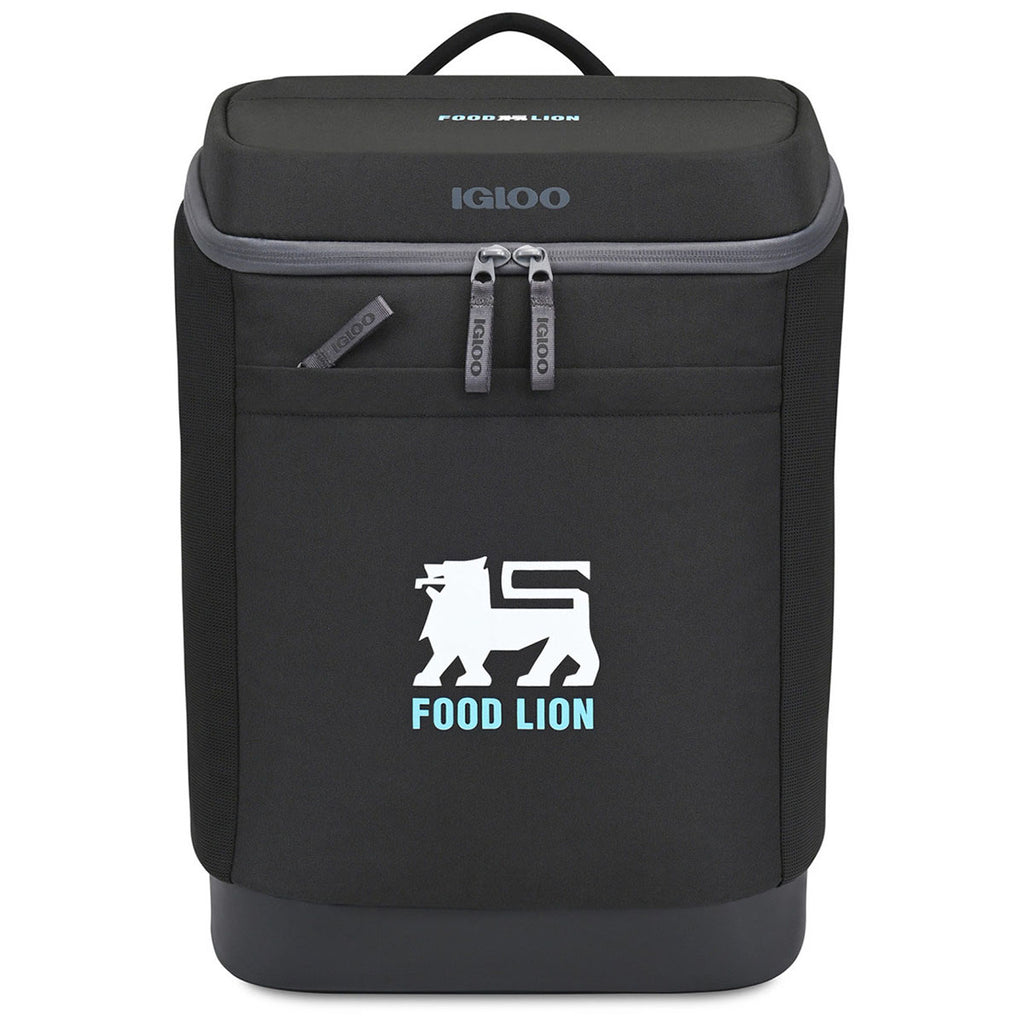 Igloo Black Day Chiller Backpack 24 Can Soft Cooler