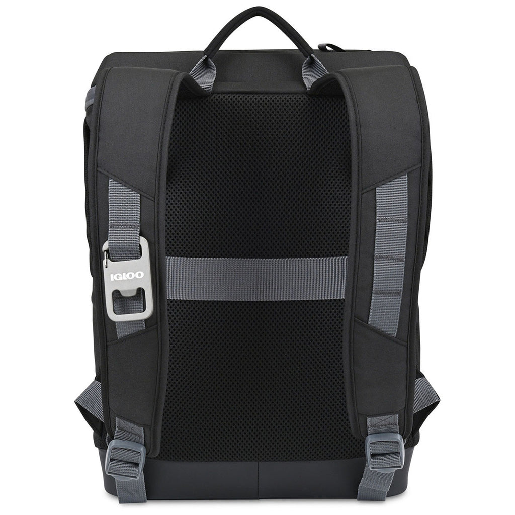 Igloo Black Day Chiller Backpack 24 Can Soft Cooler