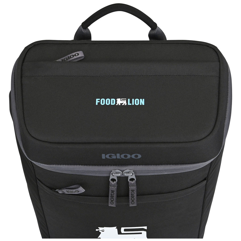 Igloo Black Day Chiller Backpack 24 Can Soft Cooler