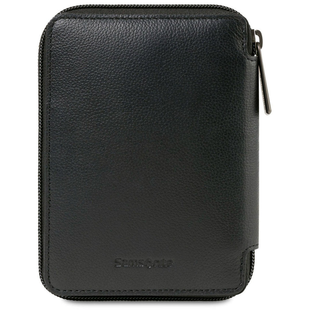 Samsonite Black Leather Passport Wallet
