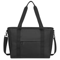 Gemline Black Skyler rPET Work to Weekend Laptop Tote