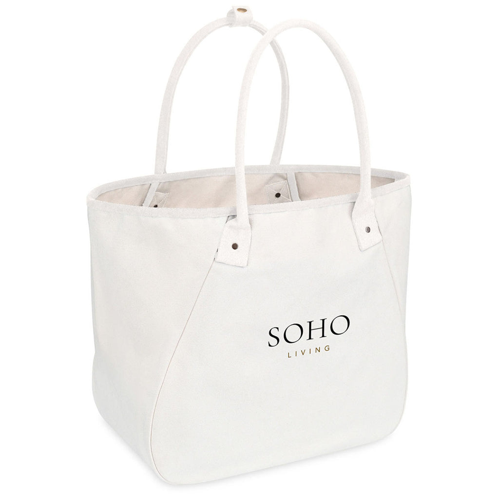 Gemline Natural Market Street Tapered Carryall Tote