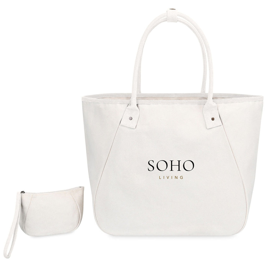 Gemline Natural Market Street Tapered Carryall Tote