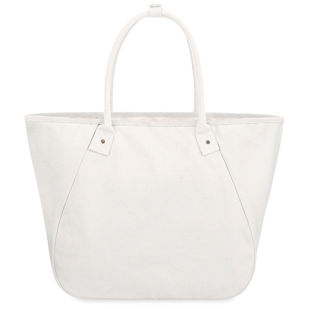 Gemline Natural Market Street Tapered Carryall Tote