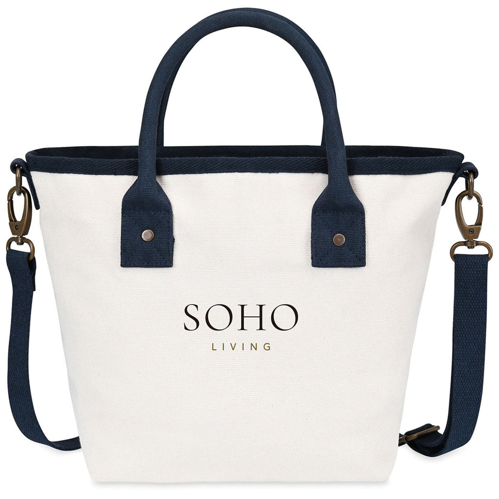 Gemline Navy Mini Market Street Crossbody Tote