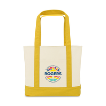 Gemline Yellow Large Canvas Tote
