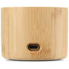 Gemline Bamboo Reed Circle Bamboo Wireless Speaker