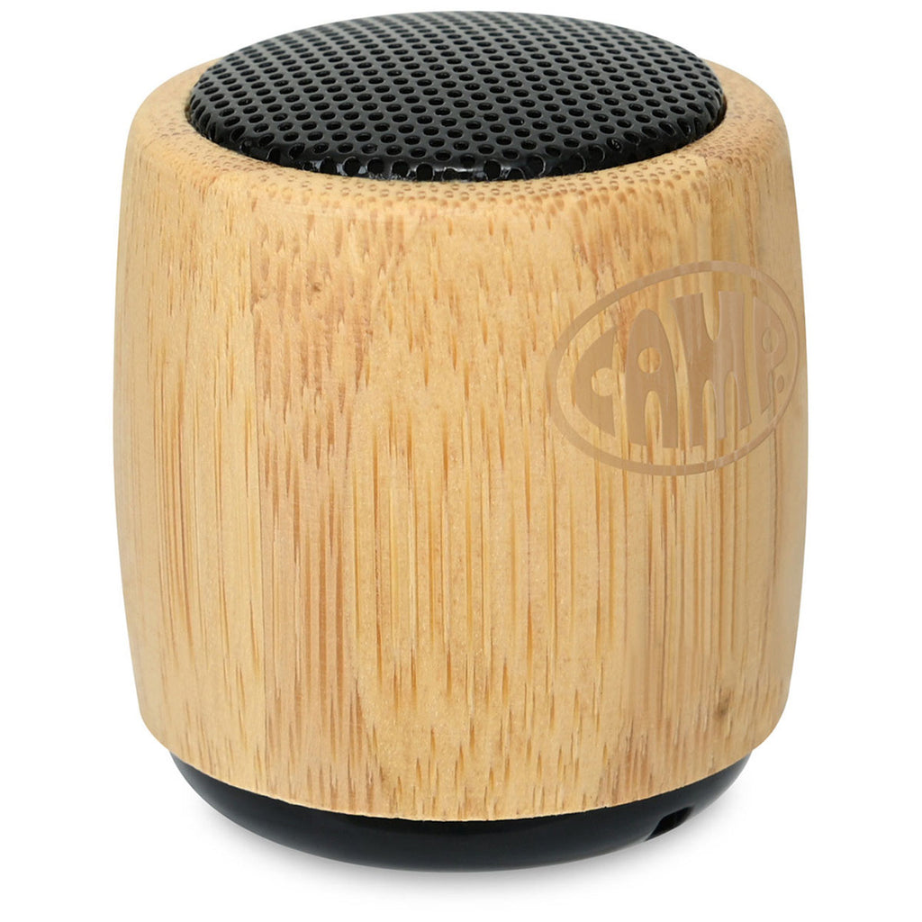 Gemline Bamboo Reed Mini Circle Wireless Speaker