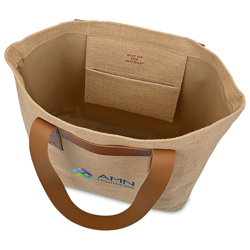 Out of The Woods Natural  Jute T-Strap Tote