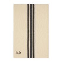 La Cuisine Black Cotton Kitchen Towel