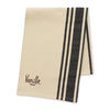 La Cuisine Black Cotton Kitchen Towel