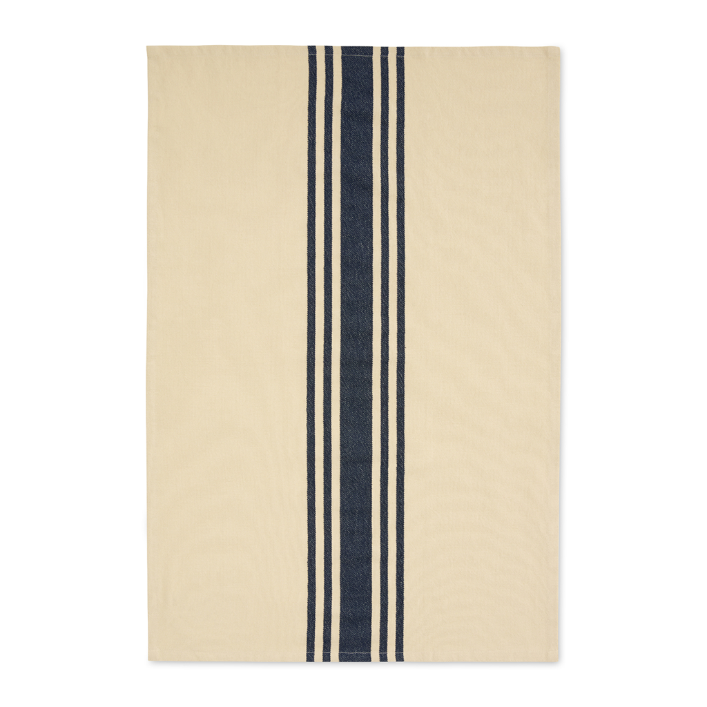 La Cuisine Navy Cotton Kitchen Towel